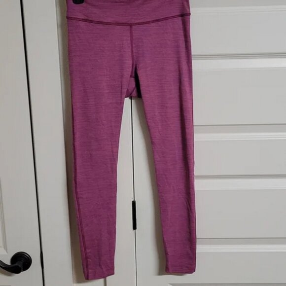 Outdoor Voices mauve and purple high rise 7/8 length warmup leggings size medium - Picture 2 of 4